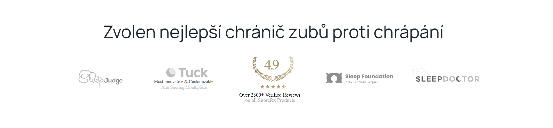 Vionto zvolen nejlepším chráničem zubů proti chrápání