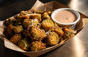 Fried Okra from the Michelin Munchies truck in Boise