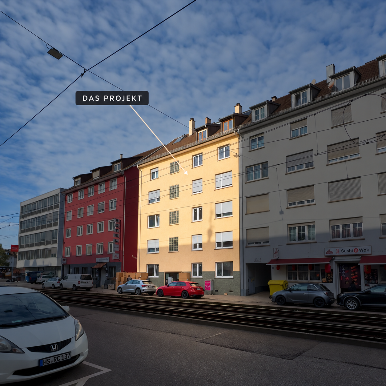 Das Projekt im urbanen Fokus – Neckarstraße in Stuttgart