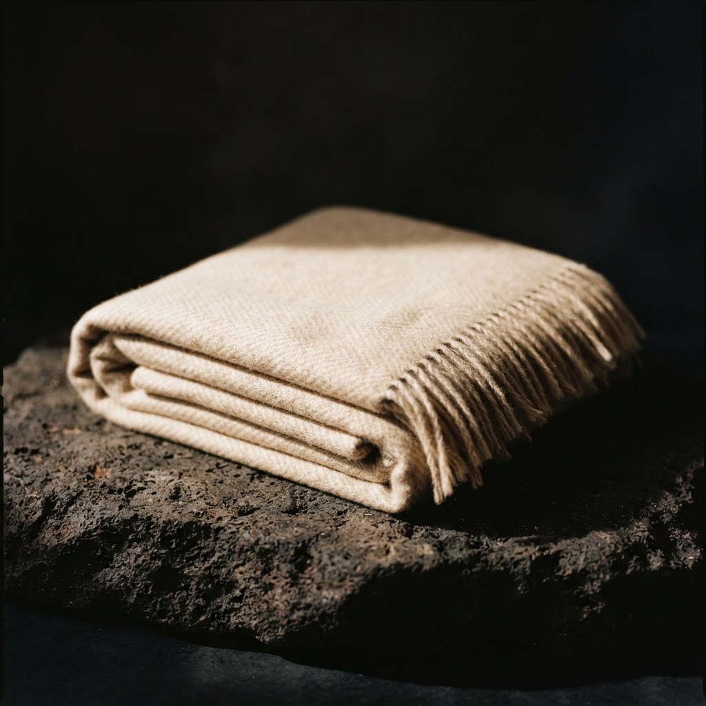 The Merino Wrap in Oatmeal