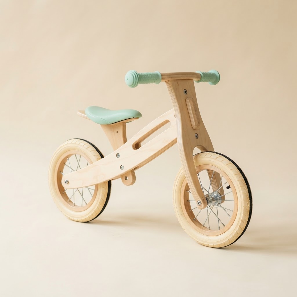 Glide Toddler Balance Bike in Mint & birch