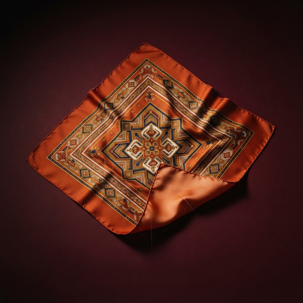 The Silk Bandana — studio view
