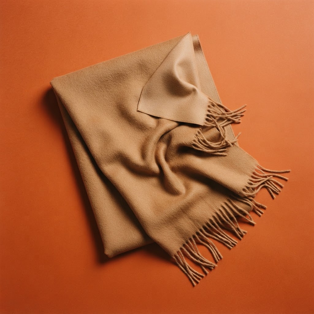 The Cashmere-Blend Travel Wrap — studio view