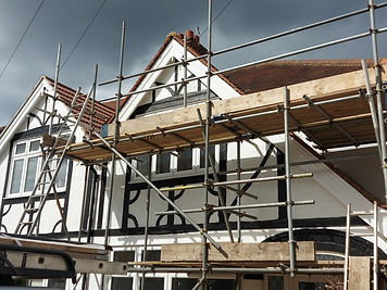 Access set up on a detached house
