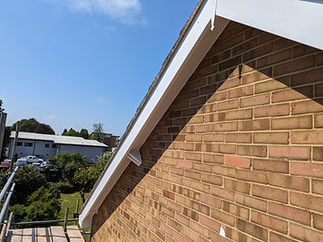 Bargeboards along a gable end