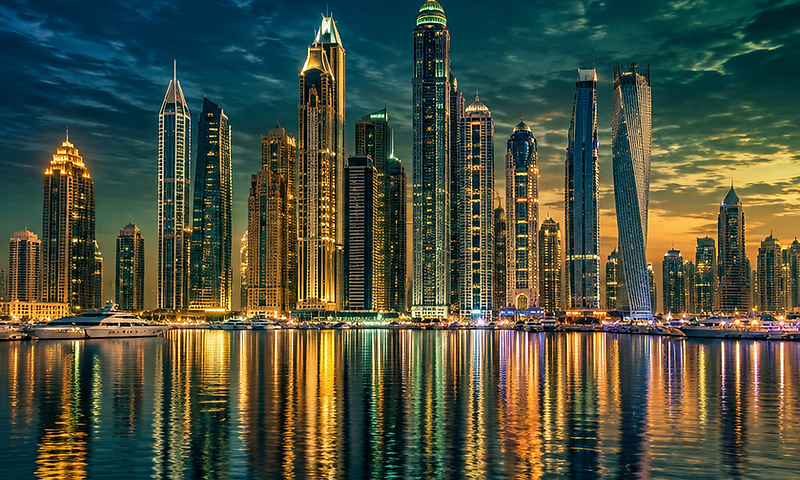Panoráma Dubaj Marina