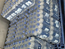 Shrink-wrapped cases ready for dispatch