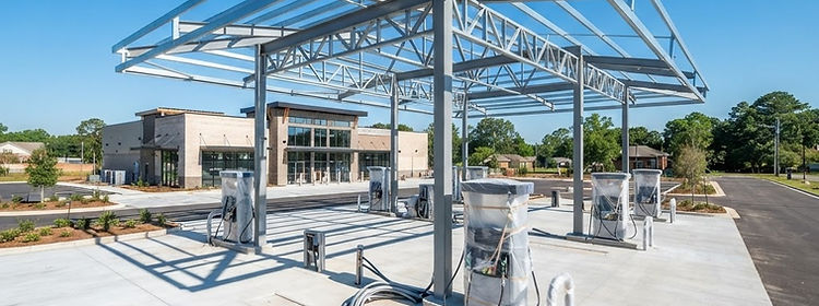 New gas station under construction