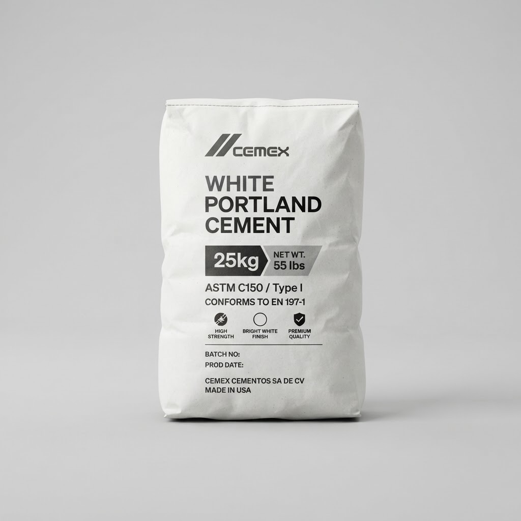 White Portland Cement 25kg