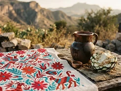 Ixmiquilpan: Bordado y pulque