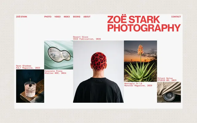 Photography portfolio website