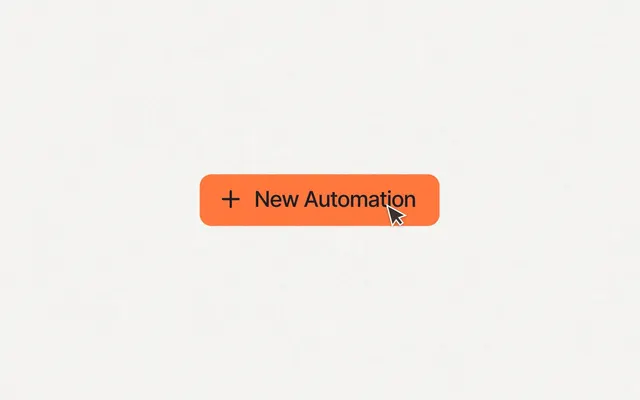 New automation button