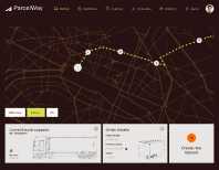 AI-created delivery fleet tracking app