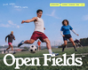 Sports field booking site on mobile