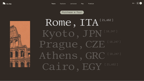 City tours travel site built with AI