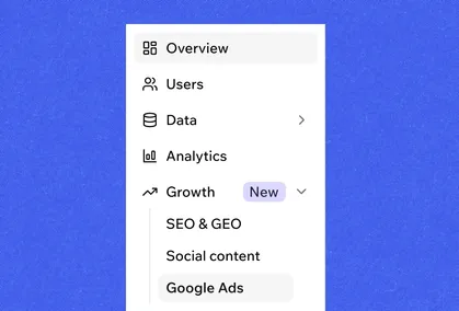 A Base44 app dashboard with users, data and analytics