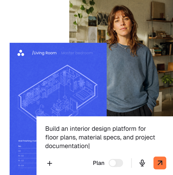Interior design app built on Base44