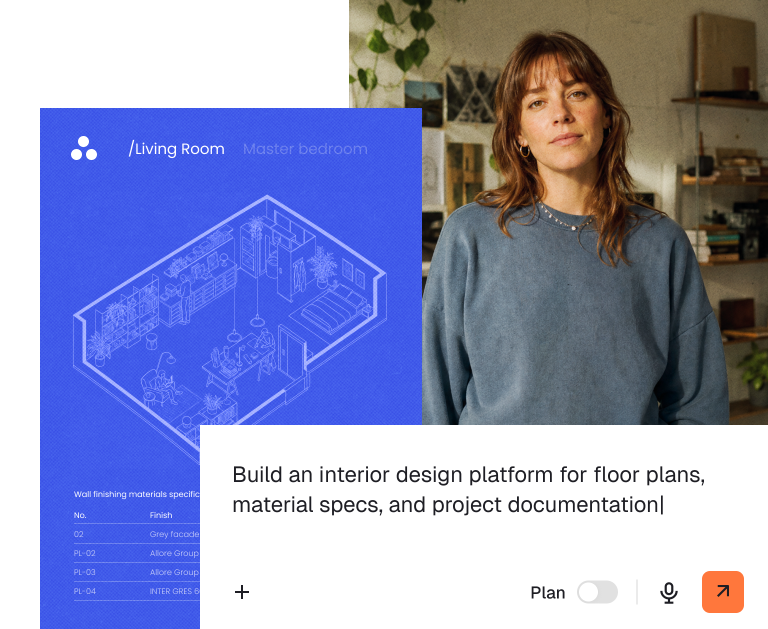 Interior design app built on Base44