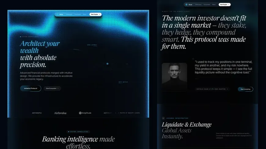 SaaS service landing page template built with Base44 – product explanation, pricing and a signup CTA.
