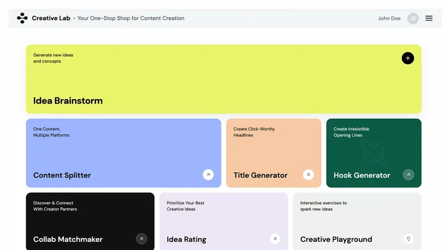 Creative Lab portfolio website template