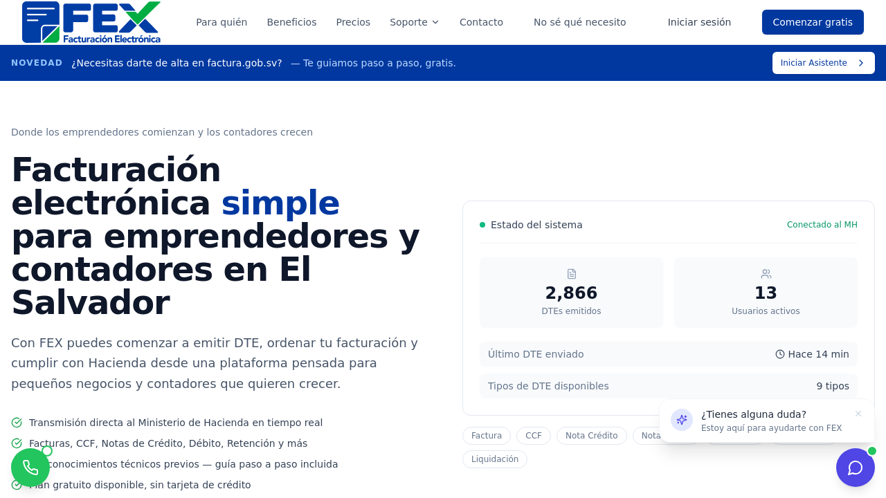 FEX: Facturación Electrónica