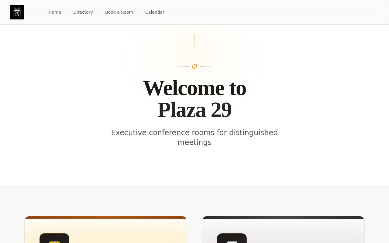 Plaza 29 Room Reservation