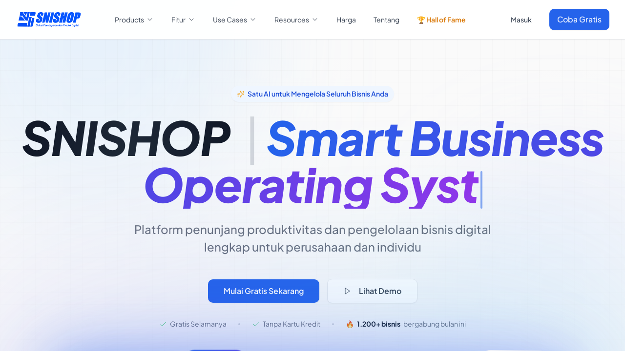SNISHOP ERP SYSTEM