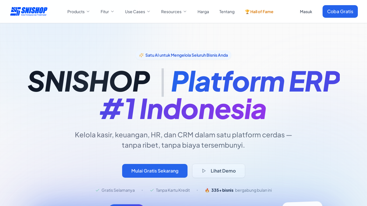 SNISHOP ERP SYSTEM