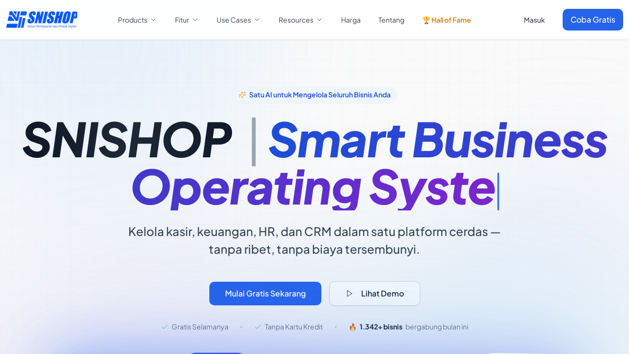 SNISHOP ERP SYSTEM