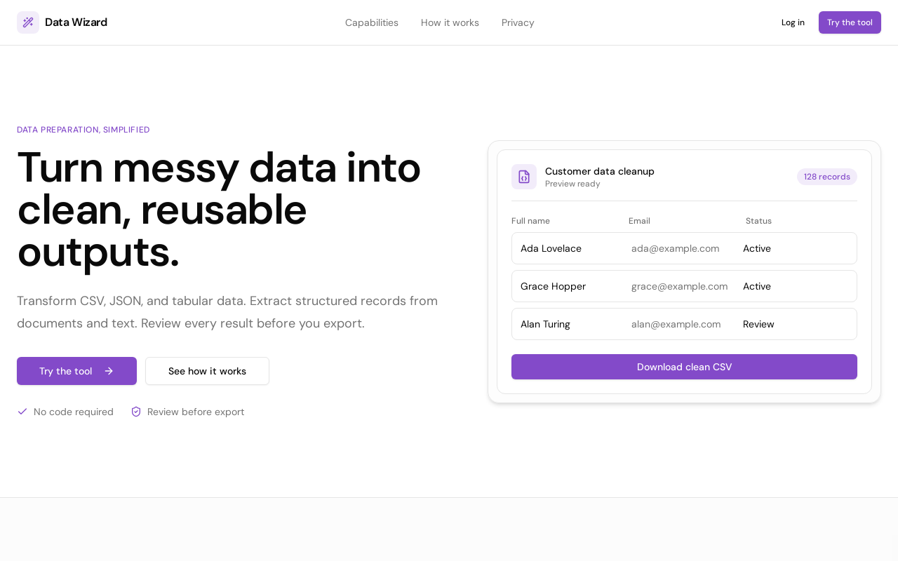 Data Wizard
