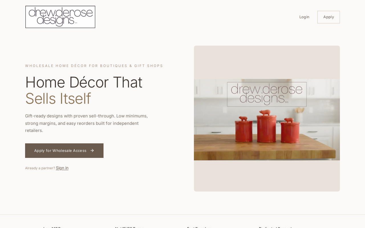 Drew DeRose Wholesales Hub