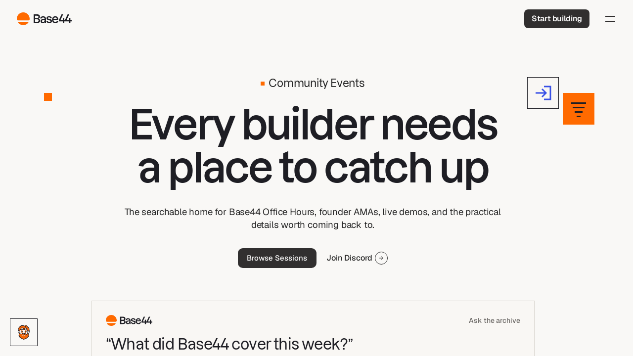 Base44 Event Archive