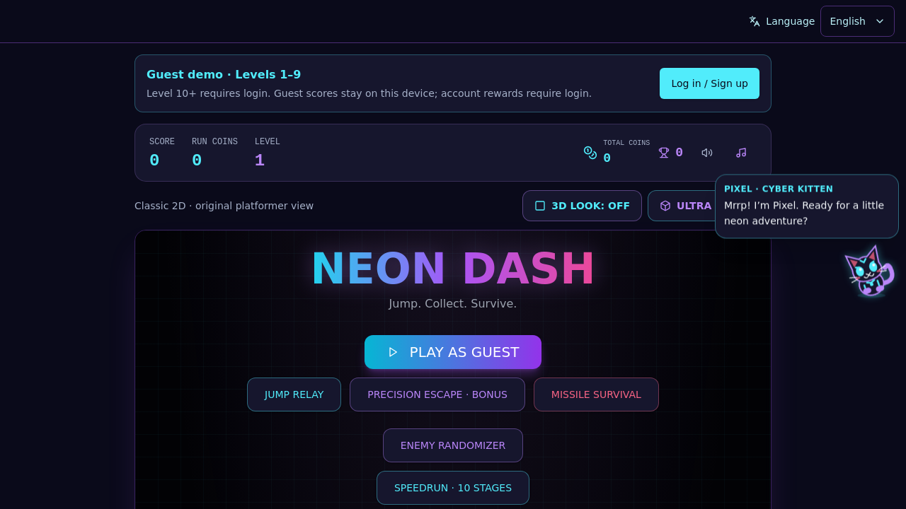 Neon Dash