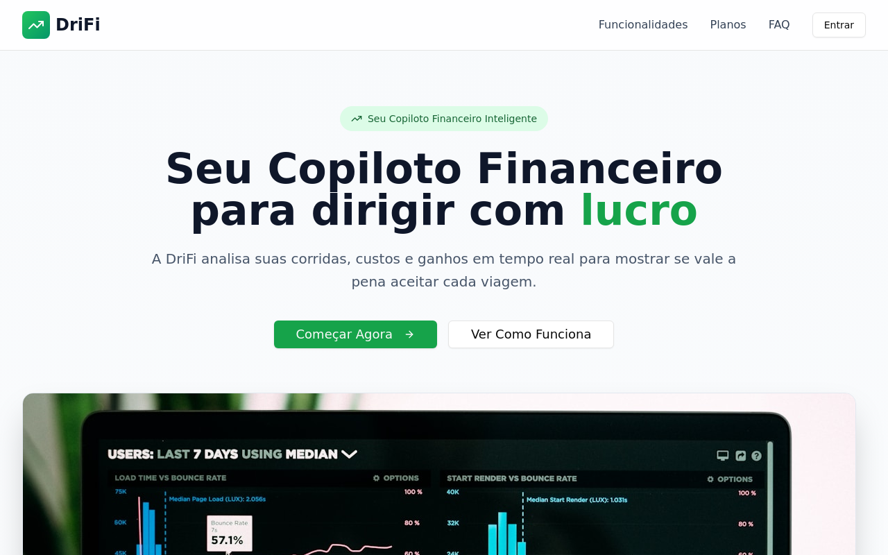 DriFi - Seu Copiloto Financeiro