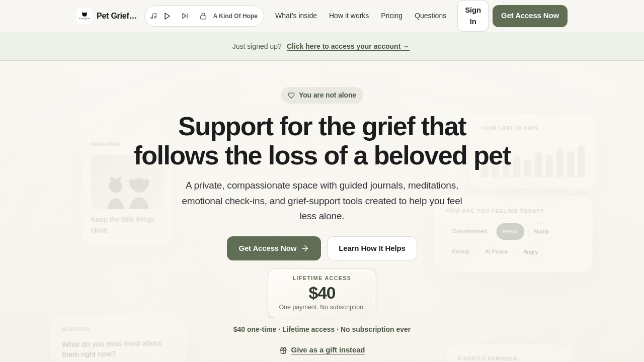 Pet Grief Relief