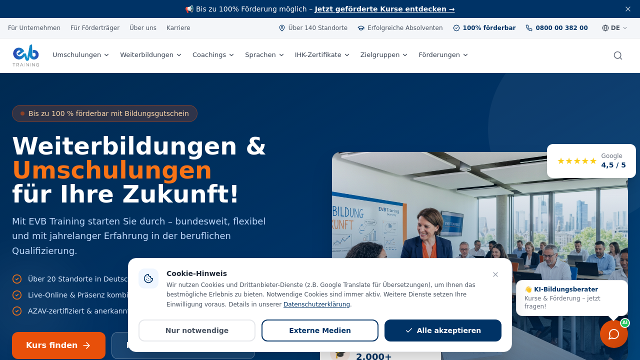 EVB Training Homepage