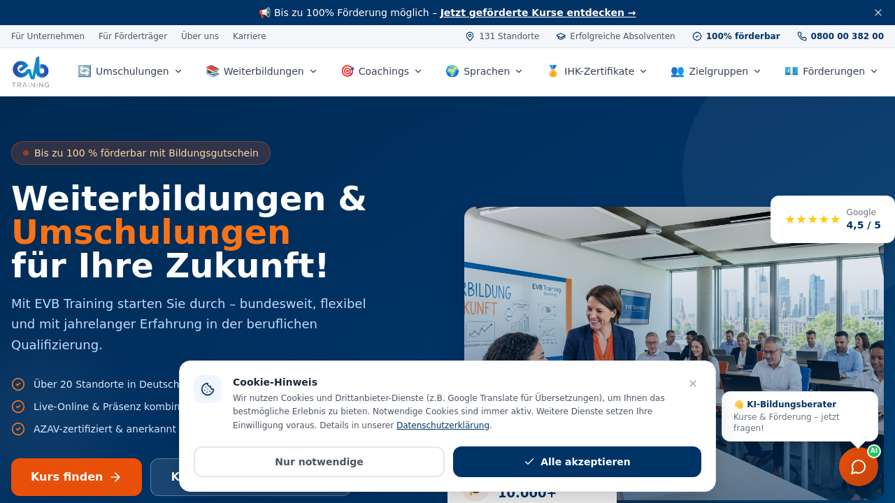 EVB Training Homepage