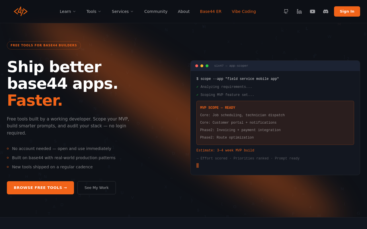 six47 Web Services