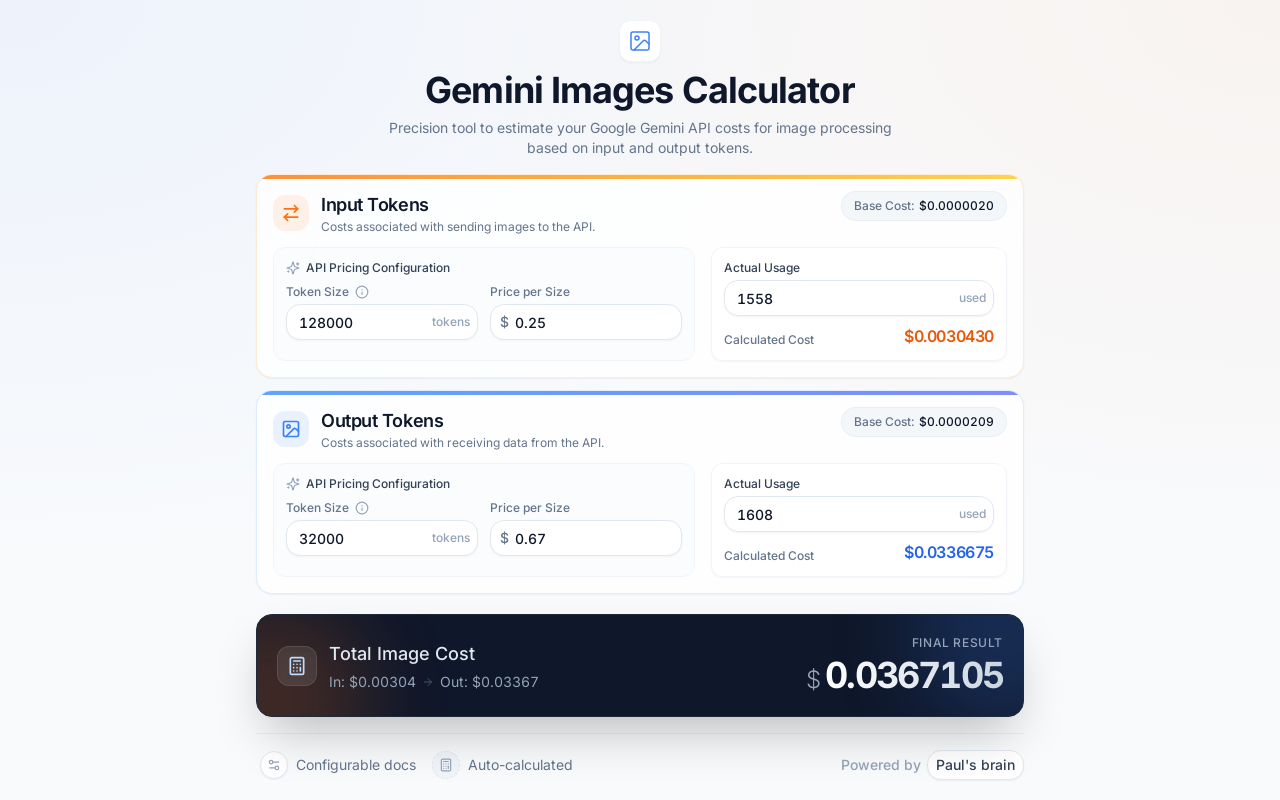 Gemini Calc