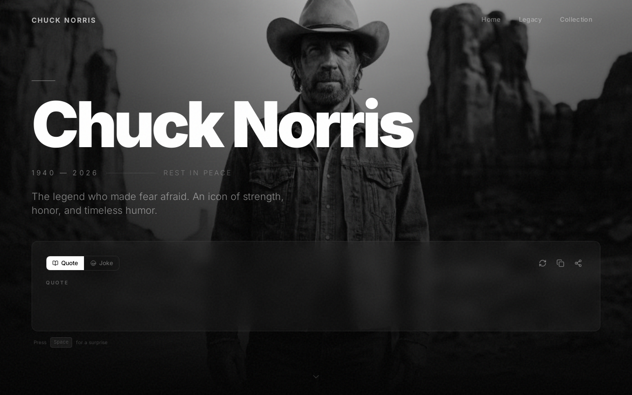 Chuck Norris Tribute