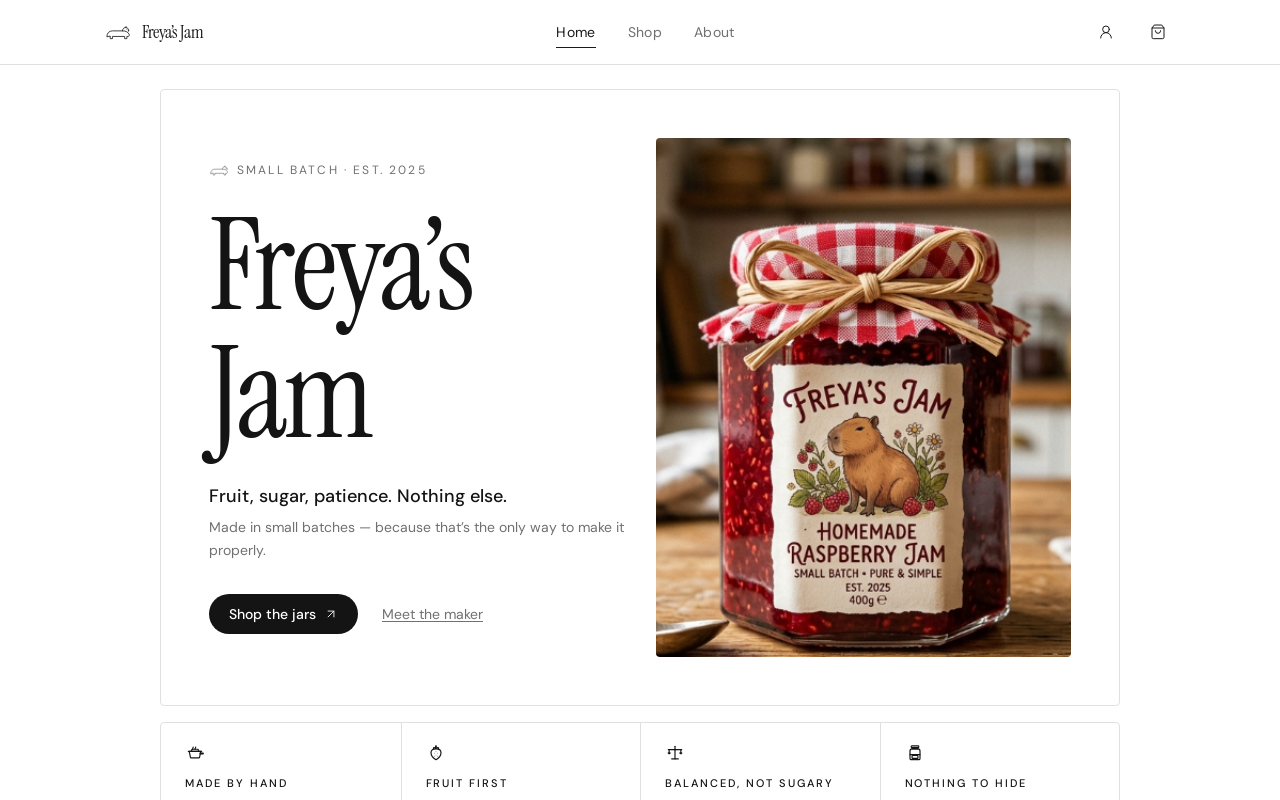 Freya’s Jam