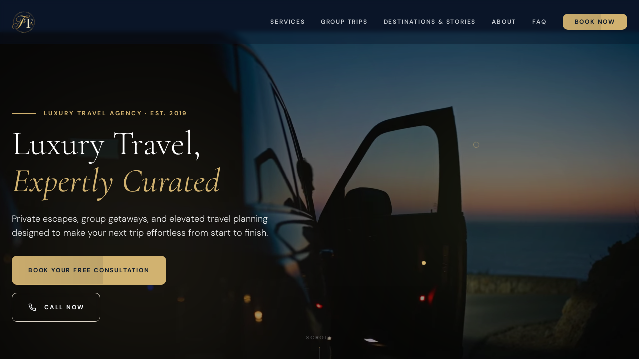 Screenshot of Fabulous Travel Agency