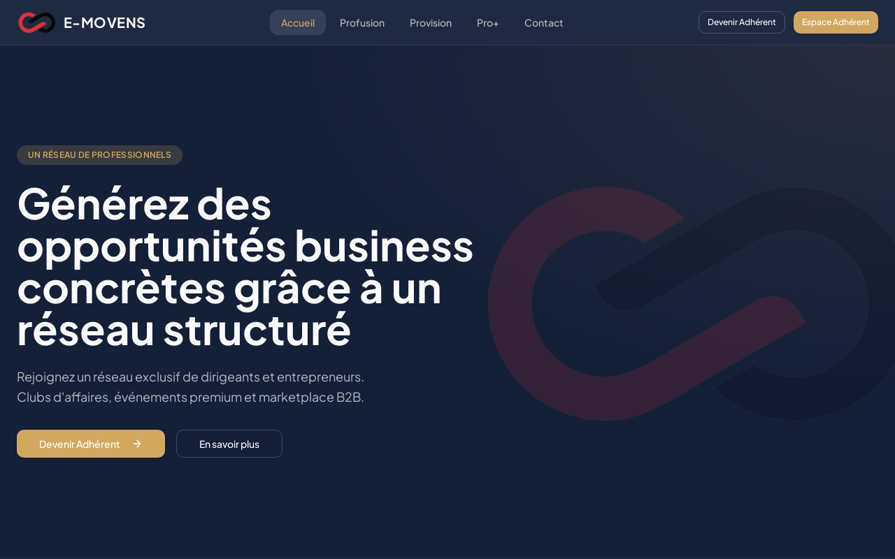 E-Movens — Réseau Professionnel