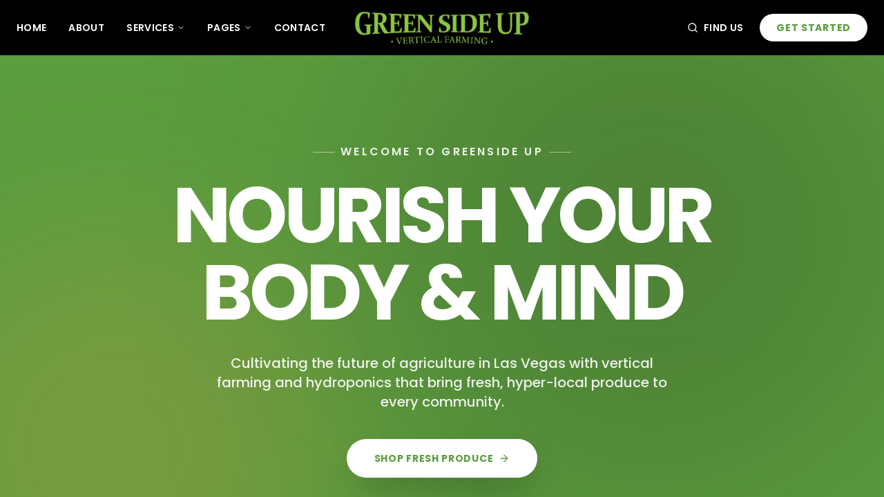 Screenshot of Greenside Up Farms
