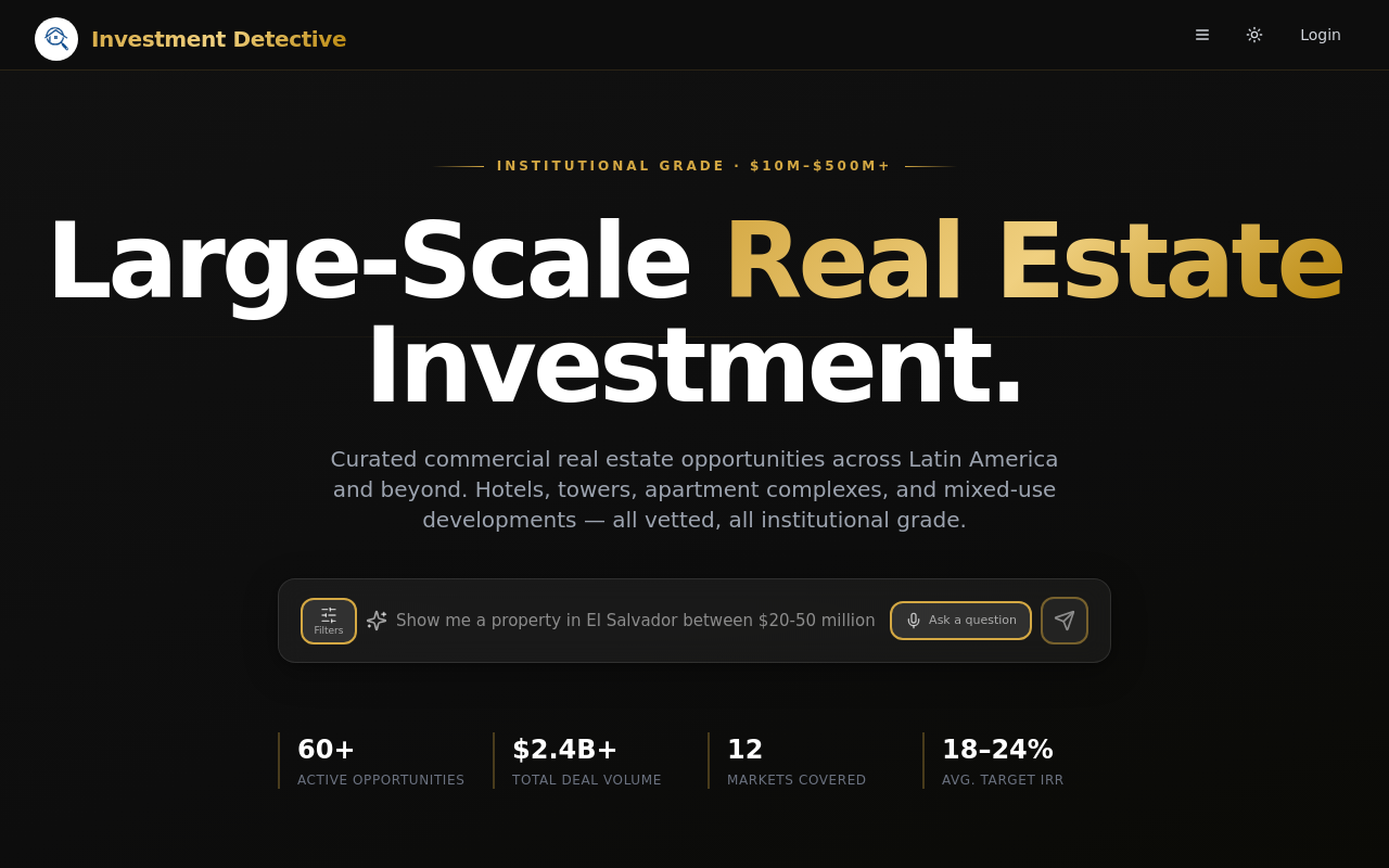Investment Detective