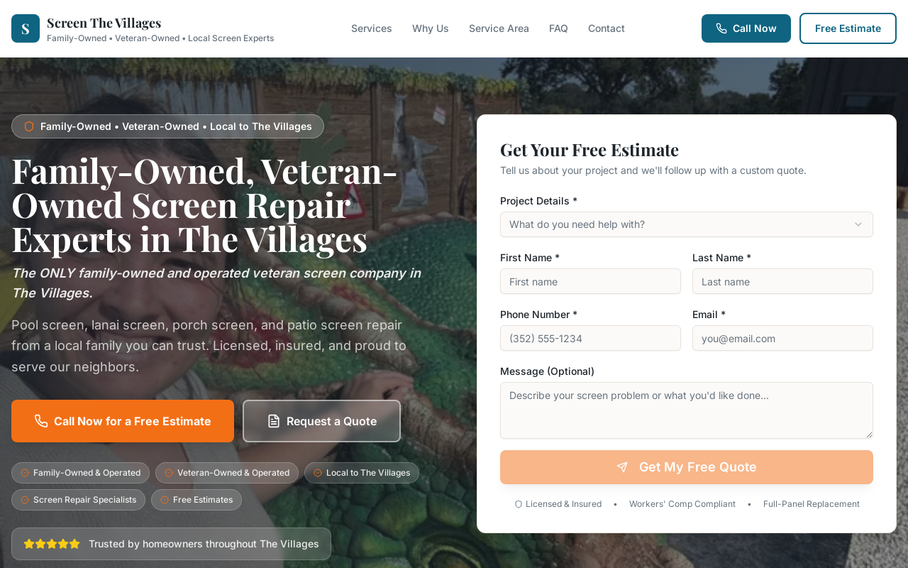 Screen The Villages