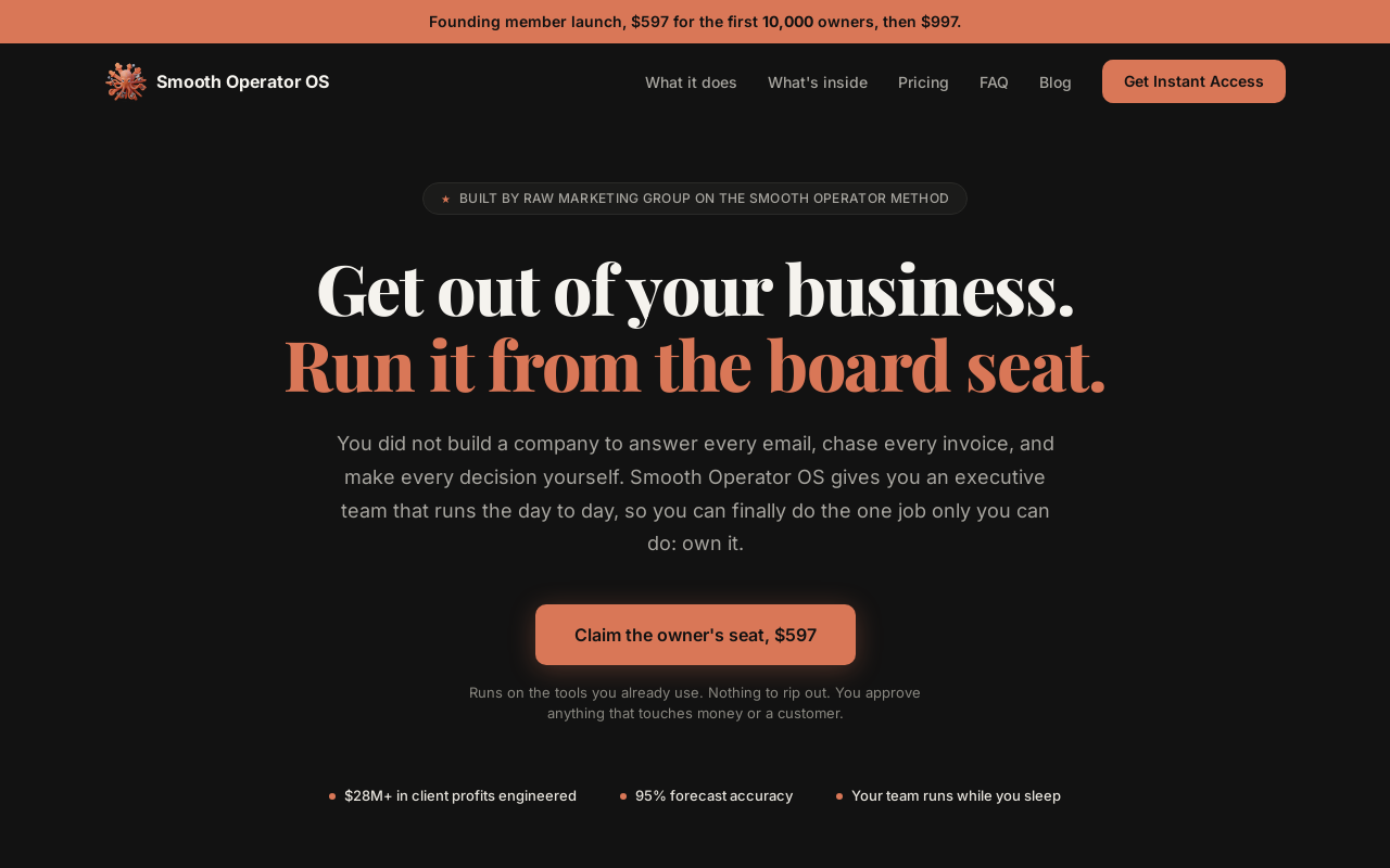 Screenshot of Smooth Operator OS