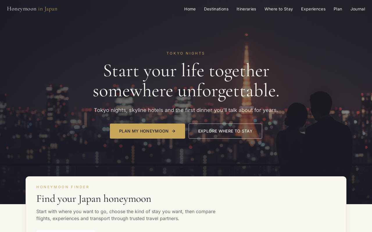 Honeymoon in Japan