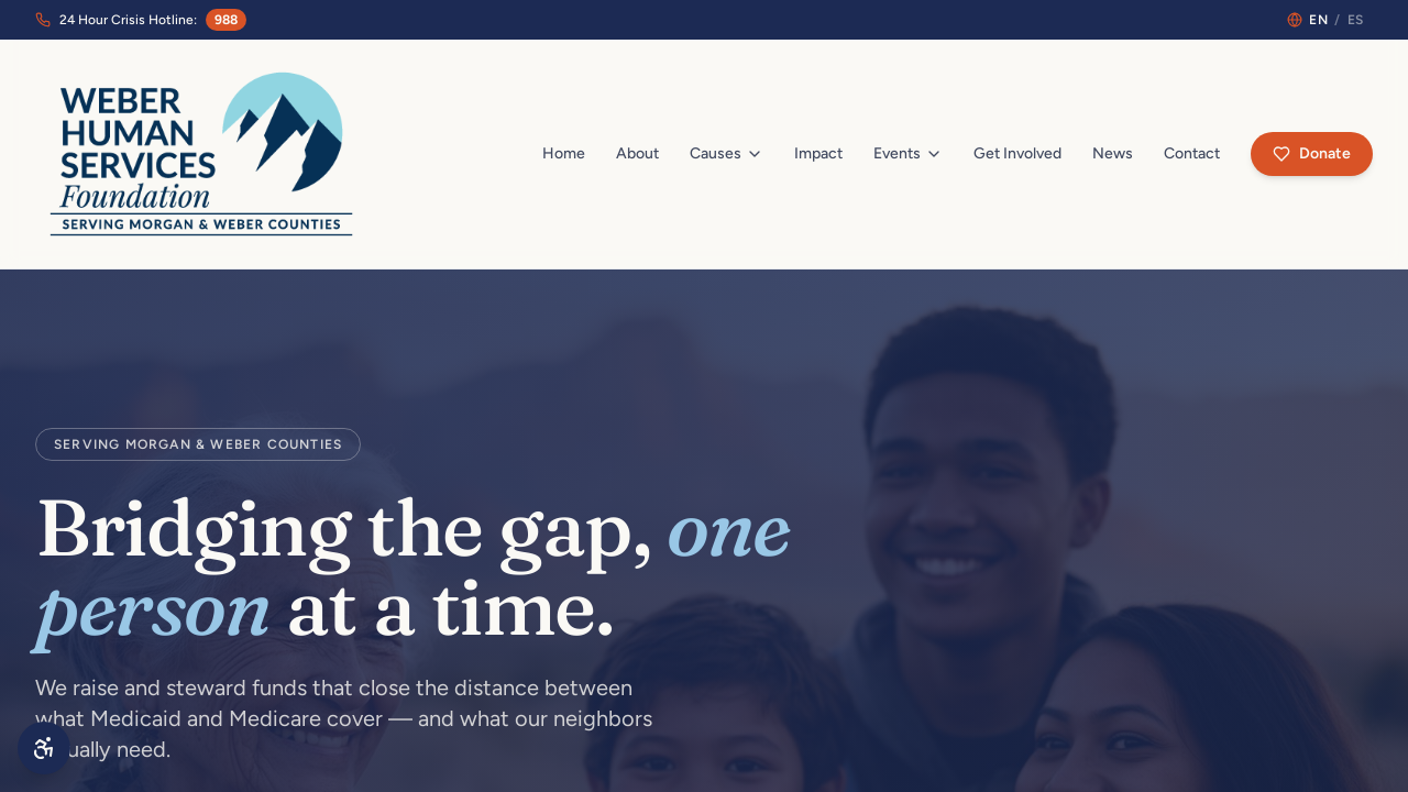 Weber Human Services Foundation | Ogden, Utah