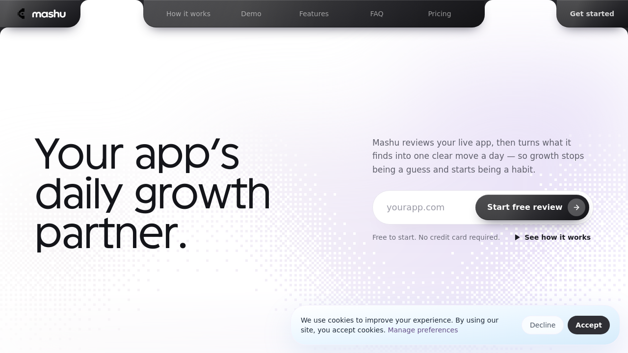 Mashu — Your App's Business Developer